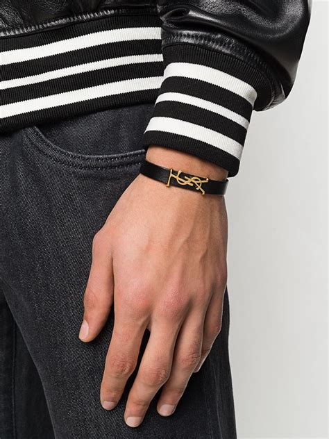 ysl bracelet man|farfetch saint laurent bracelet.